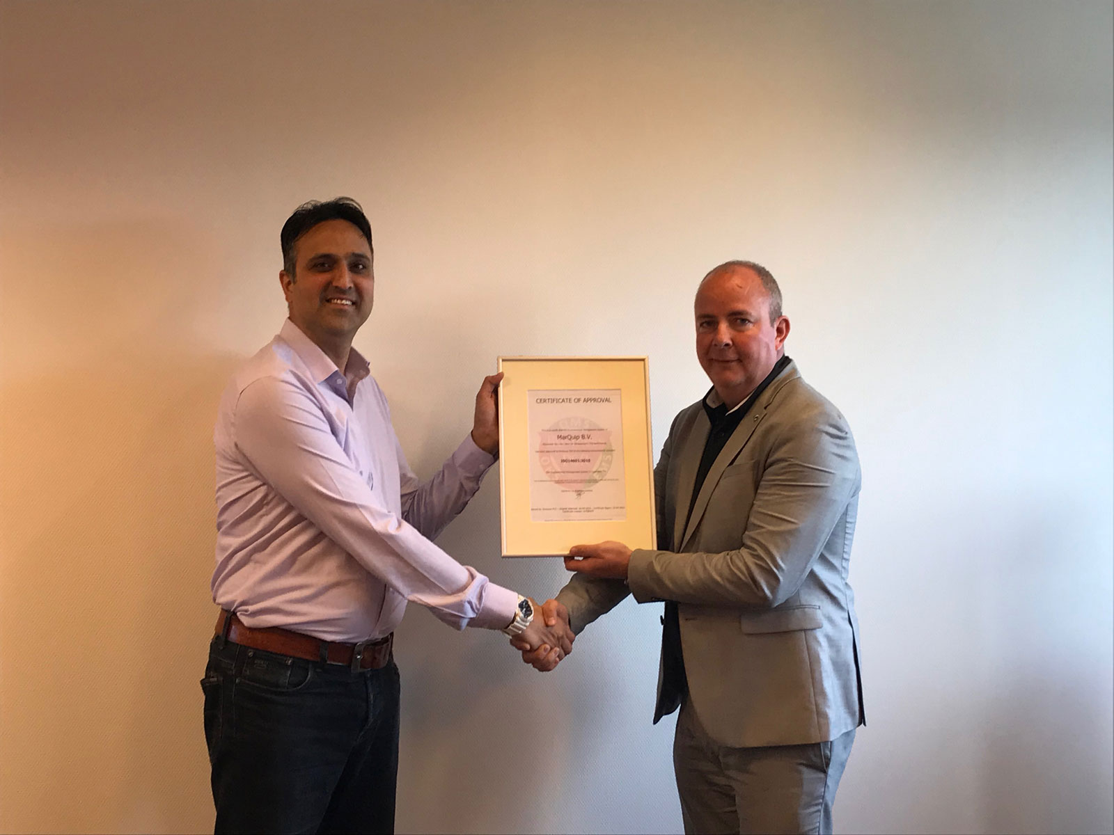 MarQuip awarded ISO14001:2015 certification - MarQuip B.V. Exclusive ...